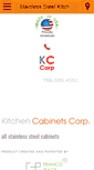 Mobile Screenshot of kitchencabinetscorp.com