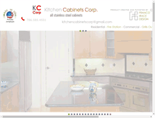 Tablet Screenshot of kitchencabinetscorp.com